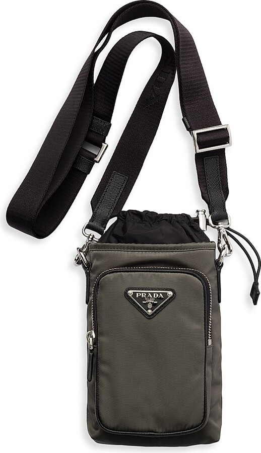 Prada Men's Re-Nylon Smartphone Case - Light Green
