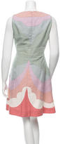 Thumbnail for your product : Valentino Linen Color Block Dress