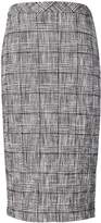 Thumbnail for your product : Banana Republic Check Pencil Skirt with Side Slit