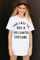 Thumbnail for your product : Urban Outfitters Too Lazy To Buy A Halloween Costume Tee