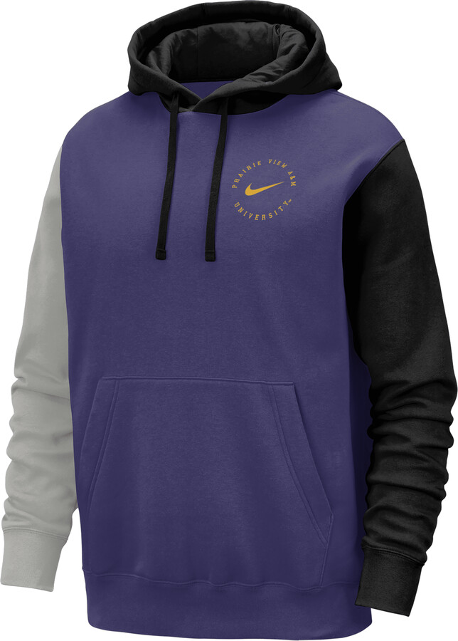 Mens Purple Fleece Hoodie | ShopStyle