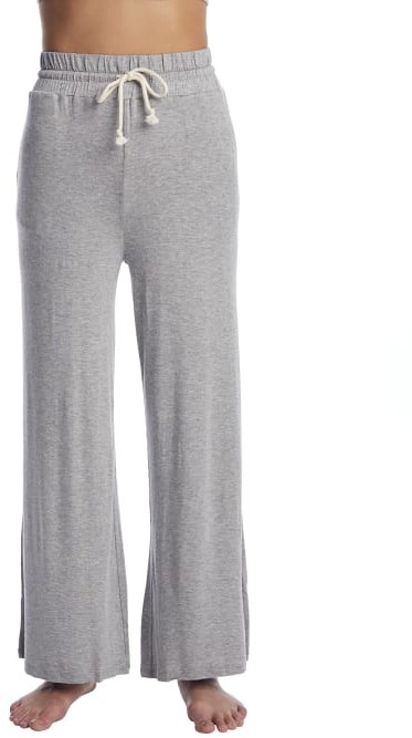 wide leg cotton lounge pants