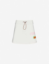 Thumbnail for your product : Heron Preston Graphic-print high-waist cotton-jersey mini skirt