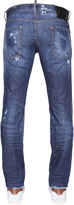 Thumbnail for your product : DSQUARED2 17.5cm Slim Fit Ripped Denim Jeans