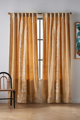 Anthropologie Embroidered Fiori Curtain - ShopStyle Panels