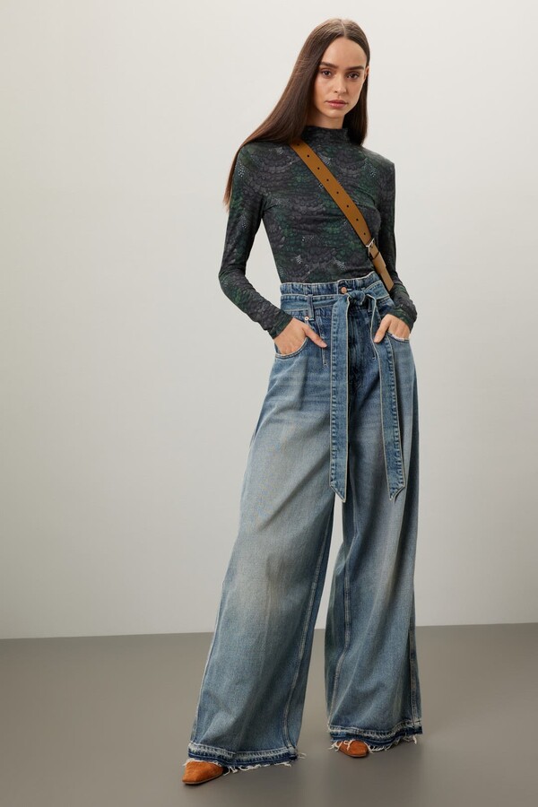 Scotch & Soda Wide Leg Jeans Blue