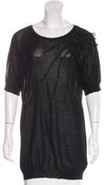 Thumbnail for your product : Valentino Embellished Short Sleeve Top w/ Tags