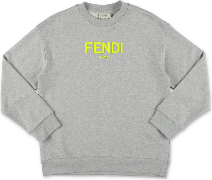Fendi Kids long sleeve T-shirt White