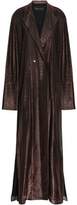 Thumbnail for your product : Michael Lo Sordo Wrap-effect Lame Gown