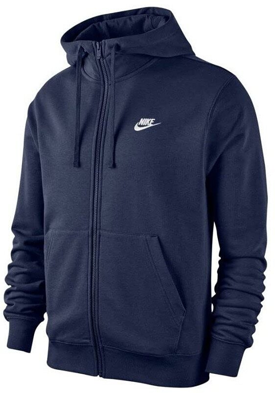 Nike Men's M NSW Club Hoodie FZ FT Sweatshirt - ShopStyle