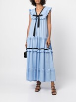 Thumbnail for your product : Lug Von Siga Fiona tiered maxi dress
