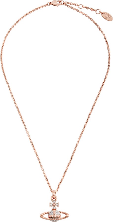 Pina Crystal Embellished Necklace in Gold - Vivienne Westwood