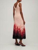 Thumbnail for your product : Alexander McQueen Printed viscose sleeveless midi dress
