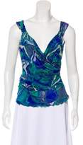 Thumbnail for your product : Diane von Furstenberg Silk Printed Top