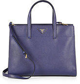Thumbnail for your product : Prada Saffiano Soft Triple Pocket Tote