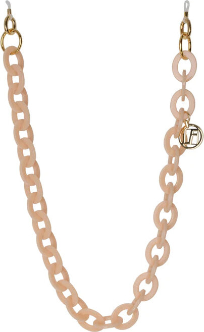 Linda Farrow Peach Link Acetate Chain