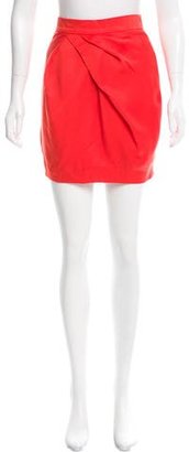 By Malene Birger Pleat-Accented Mini Skirt