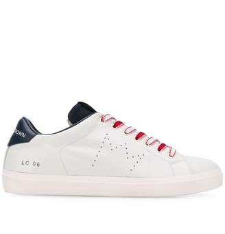 Leather Crown leather lace-up sneakers