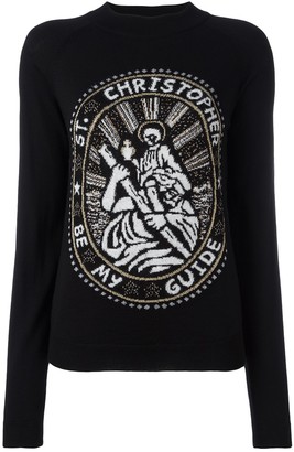 Christopher Kane Saint Christopher sweater