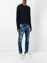 Thumbnail for your product : DSQUARED2 Sexy Twist distressed bleach jeans