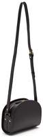 Thumbnail for your product : A.P.C. Half-moon Smooth-leather Cross-body Bag - Womens - Navy