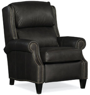 Bradington-Young Huss 36" Wide Genuine Leather Manual Standard Recliner