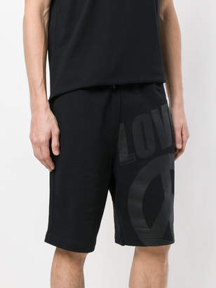 Love Moschino logo print bermuda shorts