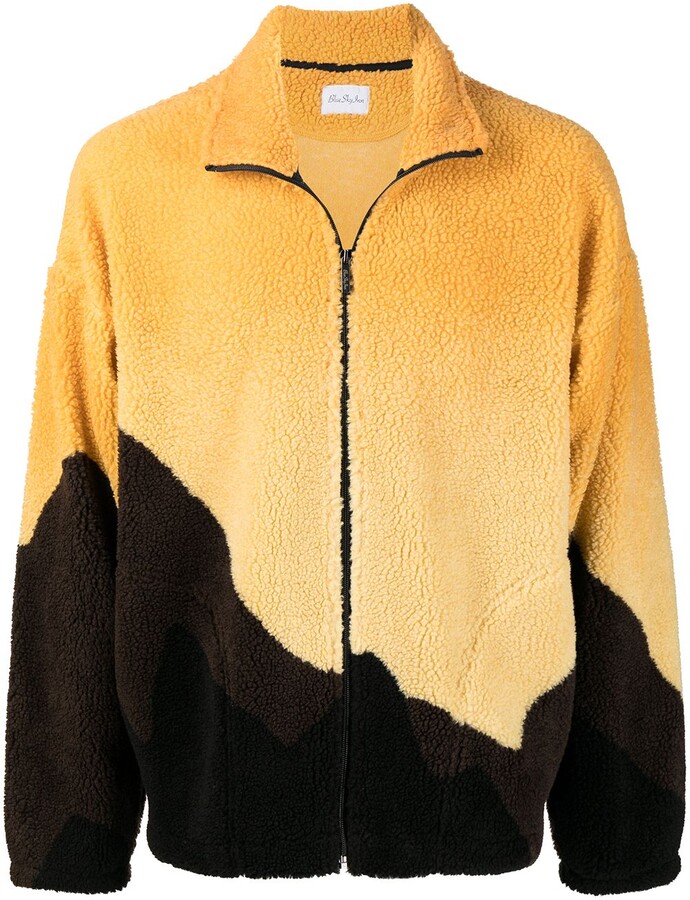 two tone fleece jacket