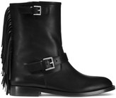 Thumbnail for your product : Michael Kors Ingrid Fringe Leather Moto Boots