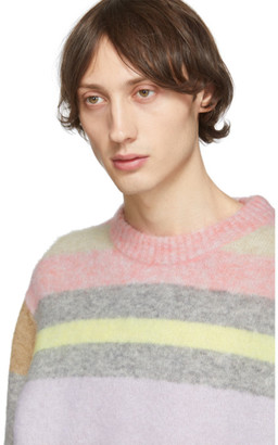 Acne Studios Multicolor Oversized Striped Sweater