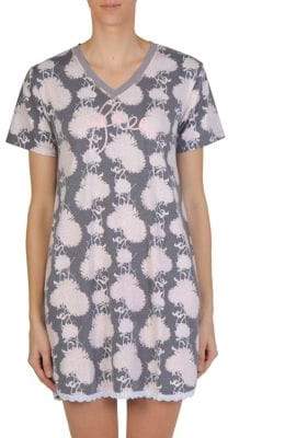 Claudel Floral-Print Short Nightgown