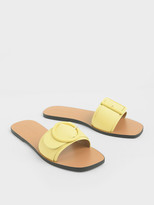 Thumbnail for your product : Charles & Keith Buckle Strap Slide Sandals