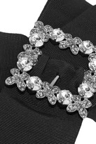 Thumbnail for your product : Dolce & Gabbana Swarovski Crystal-embellished Grosgrain Hair Clip - Black