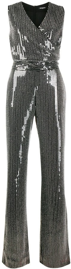 black embellished jumpsuit