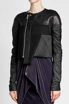 Thumbnail for your product : Rick Owens Wool Jacket with Leather