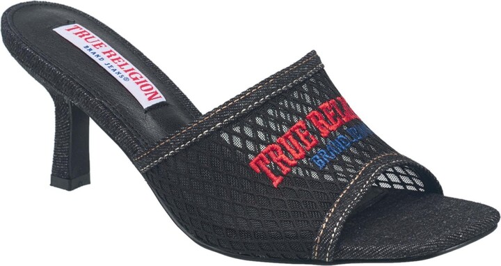 True Religion Coi Mesh Slip on Heel