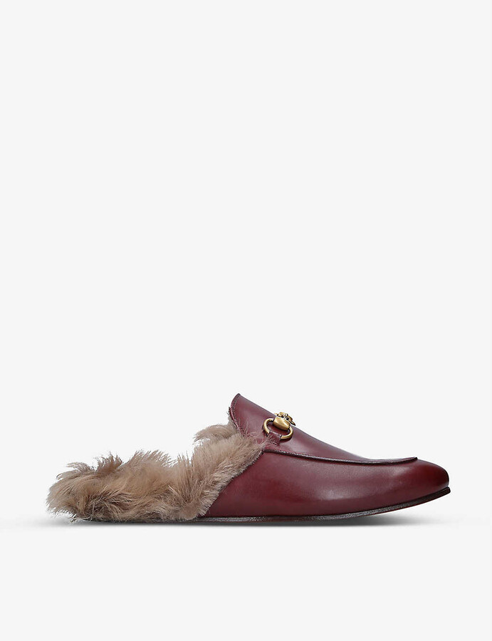 mens fur lined loafers