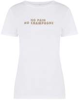 Thumbnail for your product : Karen Millen No Pain No Champagne Tee