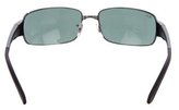 Thumbnail for your product : Ray-Ban Tinted Rectangular Sunglasses