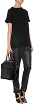 Thumbnail for your product : Alexander Wang T by Cotton T-Shirt with Mesh Hem
