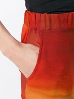 Thumbnail for your product : AMIR SLAMA Printed Silk Shorts