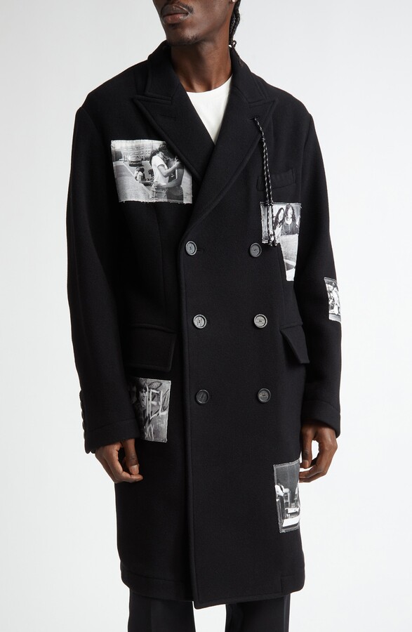 Double Breasted Wool Chesterfield Coat