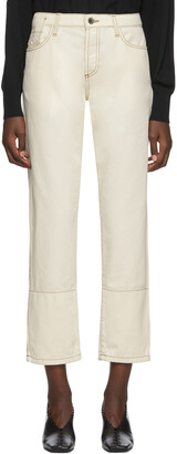 Marni Off-White Denim Crop Jeans