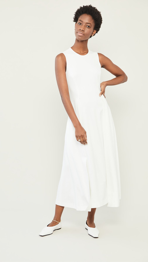 Rosetta Getty Fold Panel Fitted Dress ShopStyle