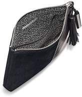 Thumbnail for your product : Loeffler Randall Tassel Suede and Leather Clutch