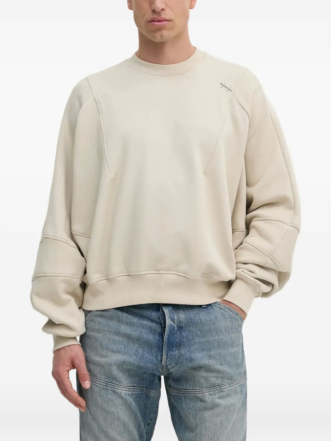 Heliot Emil Panelled Crew-Neck Sweatshirt