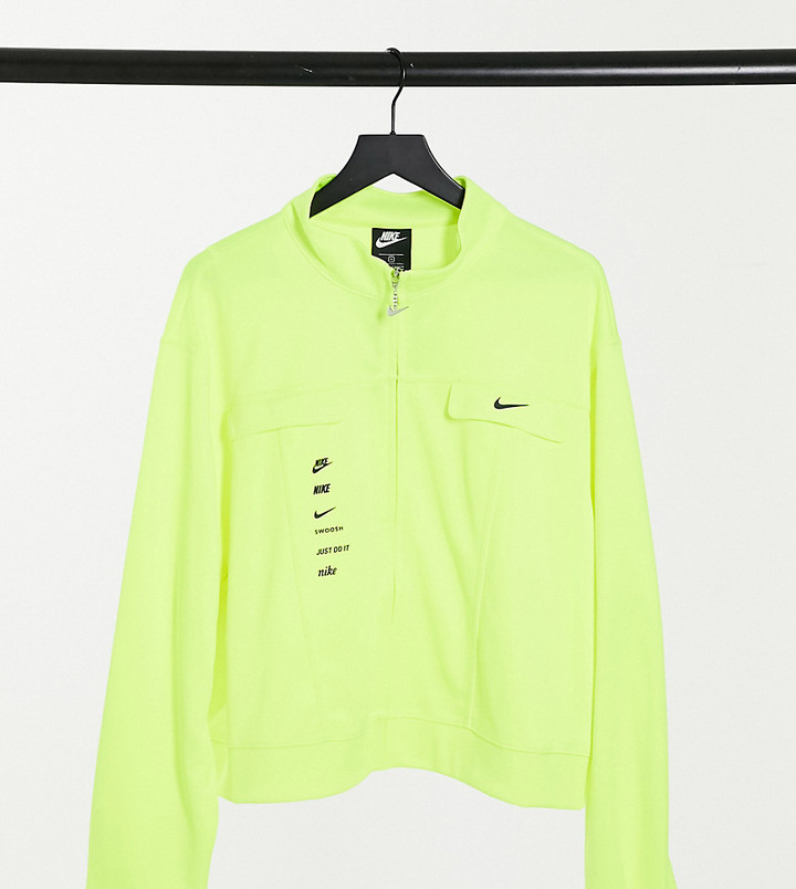 nike track jacket green