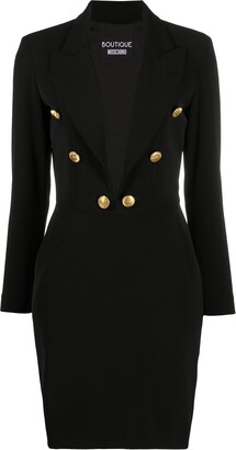 Boutique Moschino Tailored Long-Sleeve Dress