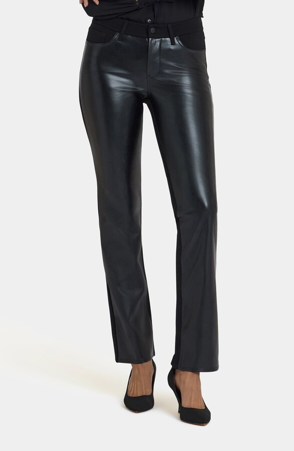 Petite Leather Trousers ShopStyle UK