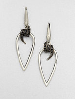 Thumbnail for your product : Stephen Webster Black Sapphire & Sterling Silver Barb Drop Earring